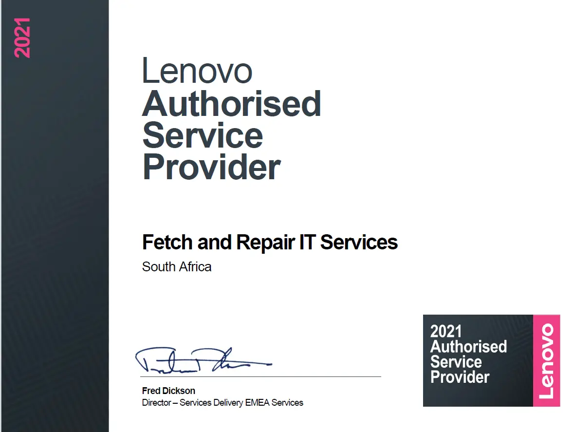 Lenovo 2021 Certification