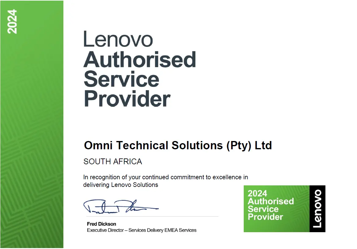 Lenovo 2024 Certification